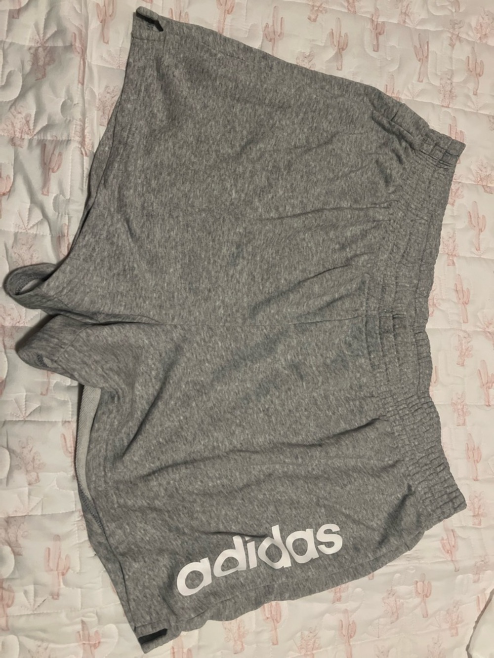 adidas Heather Gray Athletic Shorts